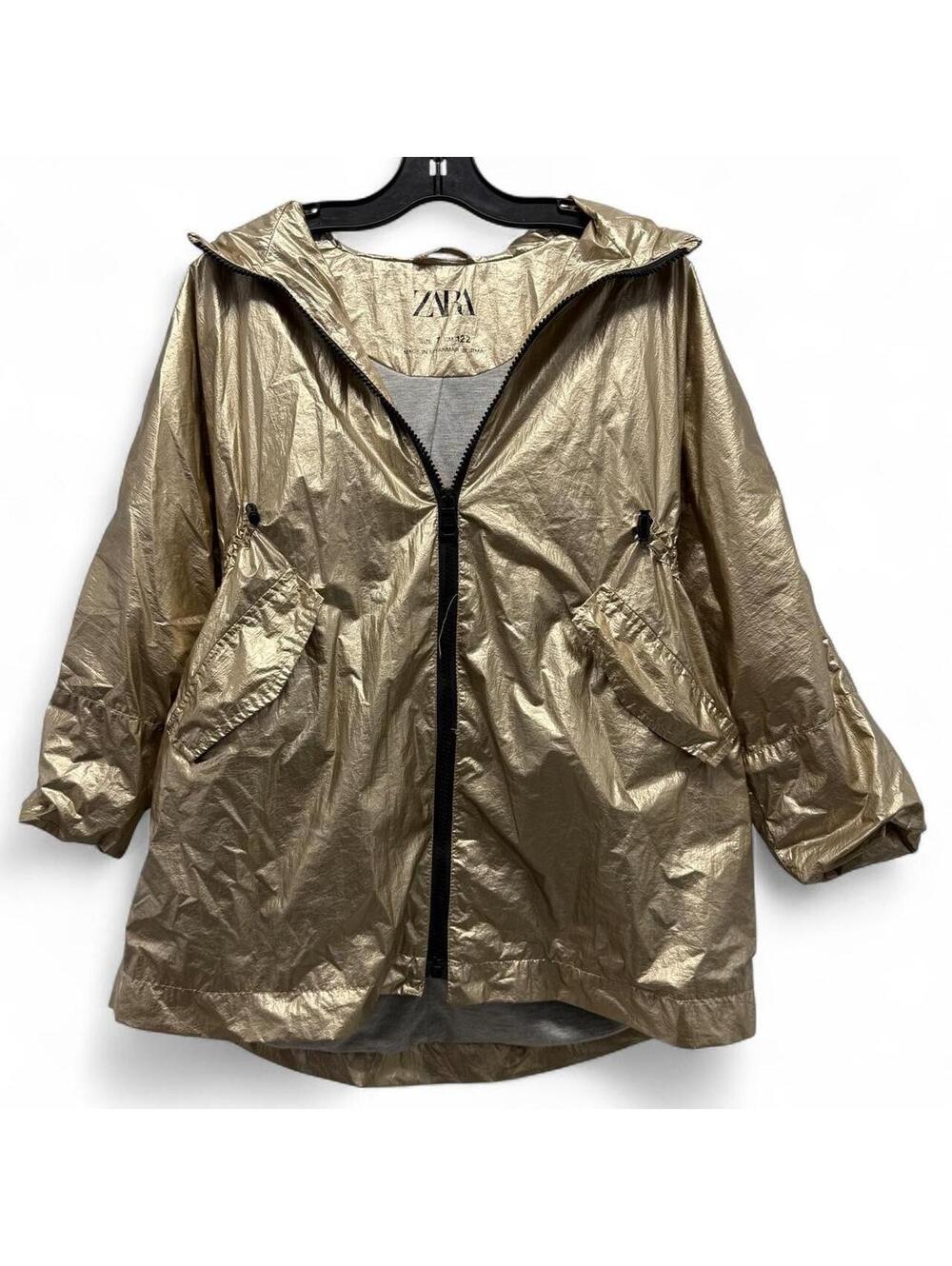 Zara Gold Windbreaker